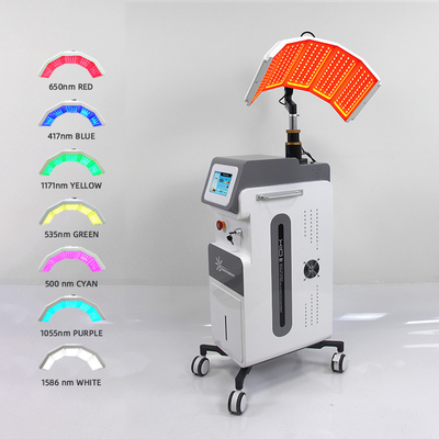 Máy trị liệu ánh sáng LED PDT 7 màu chống lão hóa Điều trị mụn trứng cá